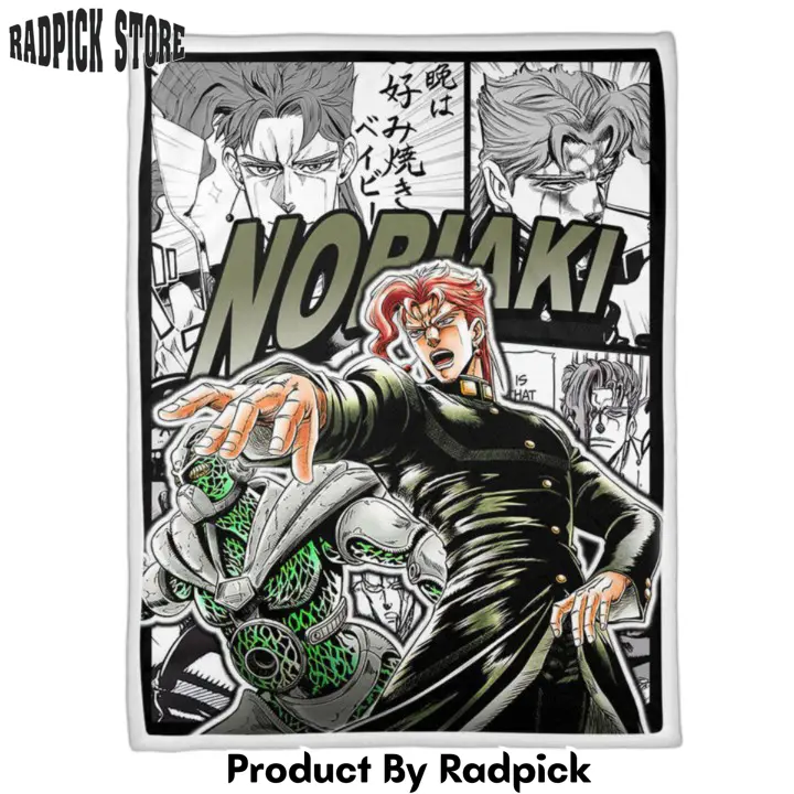 Kakyoin noriaki blanket custom jjba anime  rp0153563